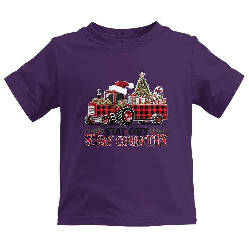 Image of Stay Cozy Stay Country - Kids Heavy Cotton™ Tee