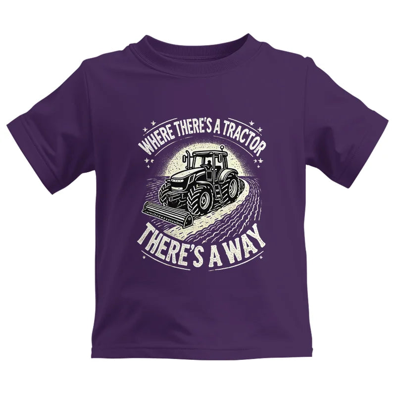 Image of Where There's A Tractor There's A Way 1 - Kids Heavy Cotton™ Tee