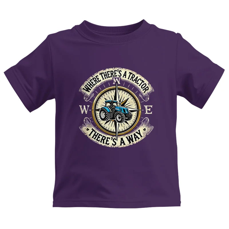 Where There's A Tractor There's A Way - Kids Heavy Cotton™ Tee