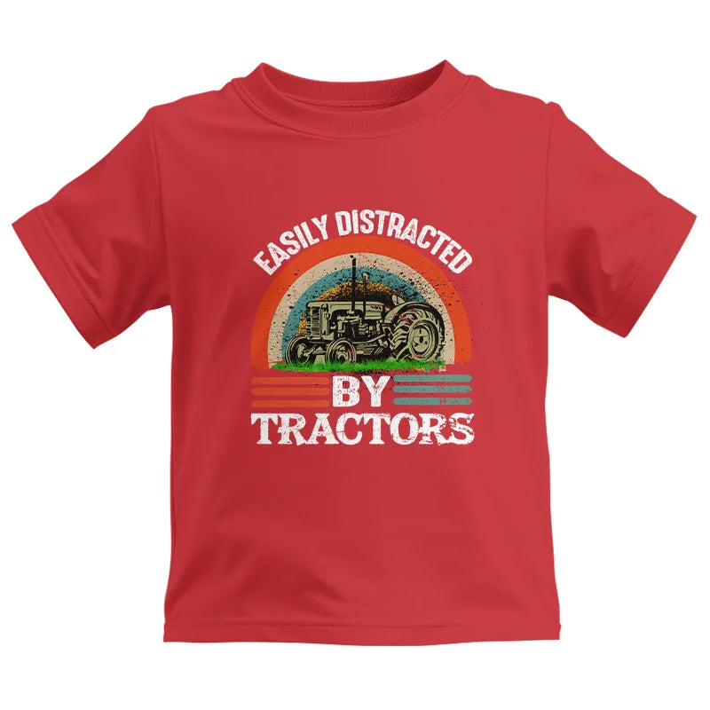 Easily Distracted By Tractors - Kids Heavy Cotton™ Tee