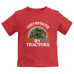 Easily Distracted By Tractors - Kids Heavy Cotton™ Tee