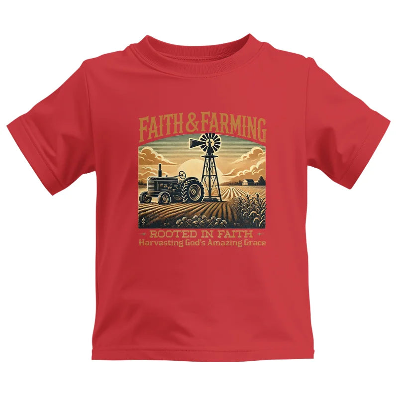 Faith And Farming 3 - Kids Heavy Cotton™ Tee