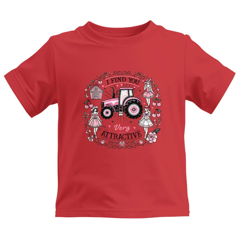 I Find You Very Attractive Pink Cherry - Kids Heavy Cotton™ Tee