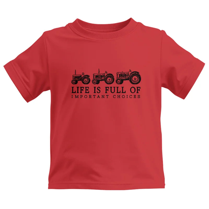 Image of Life Is Full Of Important Choices 13 - Kids Heavy Cotton™ Tee