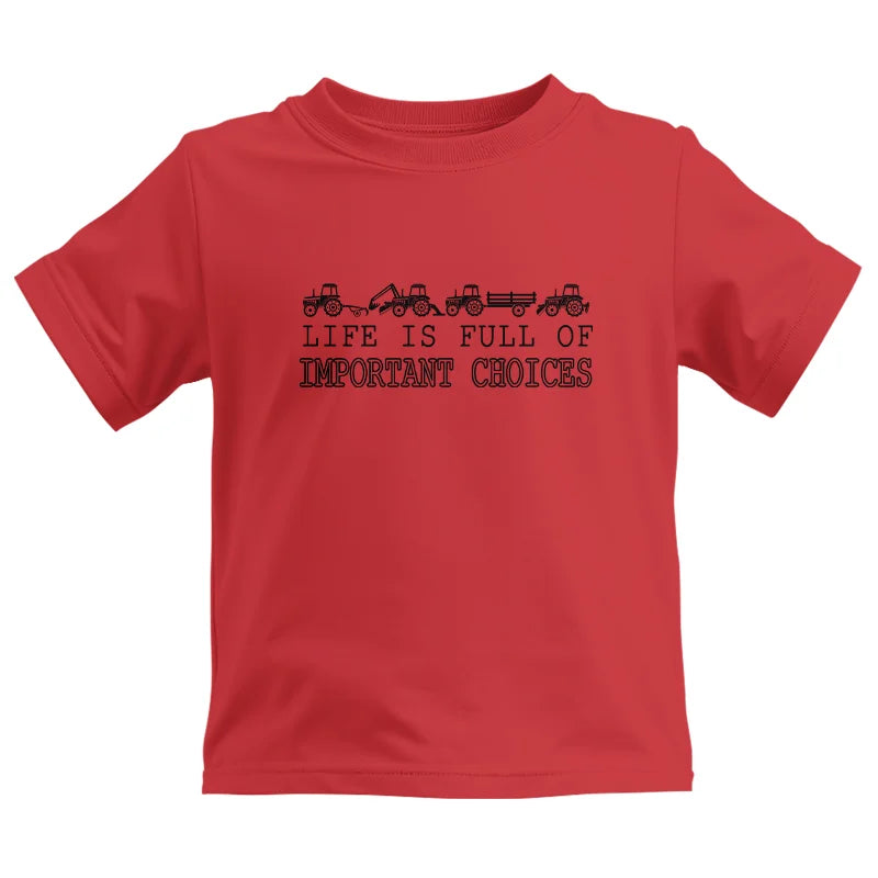 Life Is Full Of Important Choices 29 - Kids Heavy Cotton™ Tee