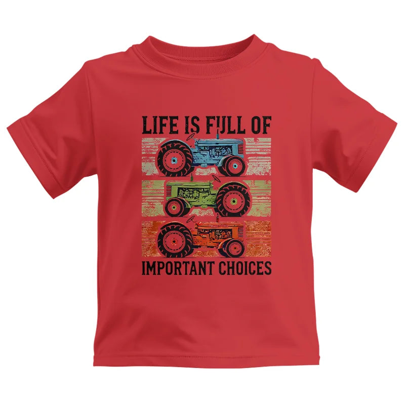 Life Is Full Of Important Choices 3 - Kids Heavy Cotton™ Tee