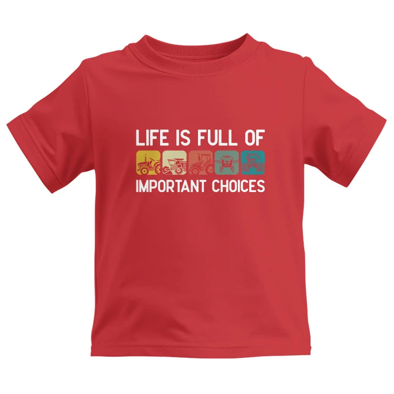 Image of Life Is Full Of Important Choices 40 - Kids Heavy Cotton™ Tee