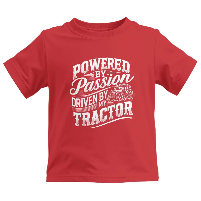 Powered By Passion Driven By My Tractor 2 - Kids Heavy Cotton™ Tee