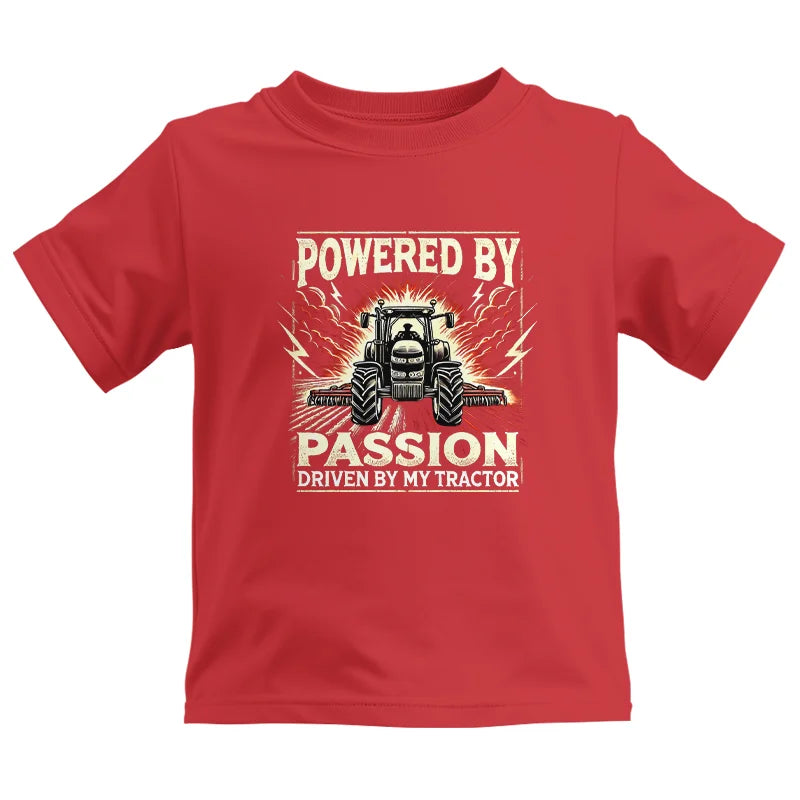 Powered By Passion Driven By My Tractor 4 - Kids Heavy Cotton™ Tee