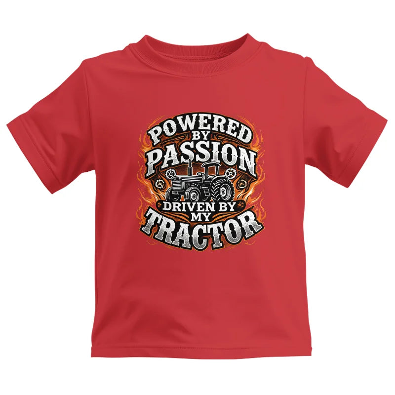 Image of Powered By Passion Driven By My Tractor 5 - Kids Heavy Cotton™ Tee