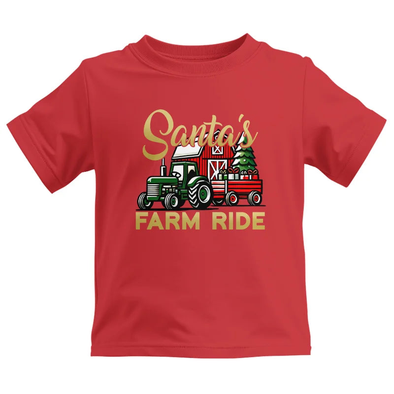 Image of Santa's Farm Ride 2 - Kids Heavy Cotton™ Tee