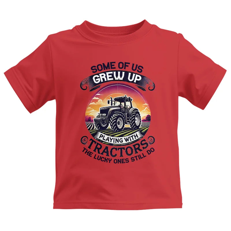 Image of Some Of Us Grew Up Playing With Tractors 4 - Kids Heavy Cotton™ Tee