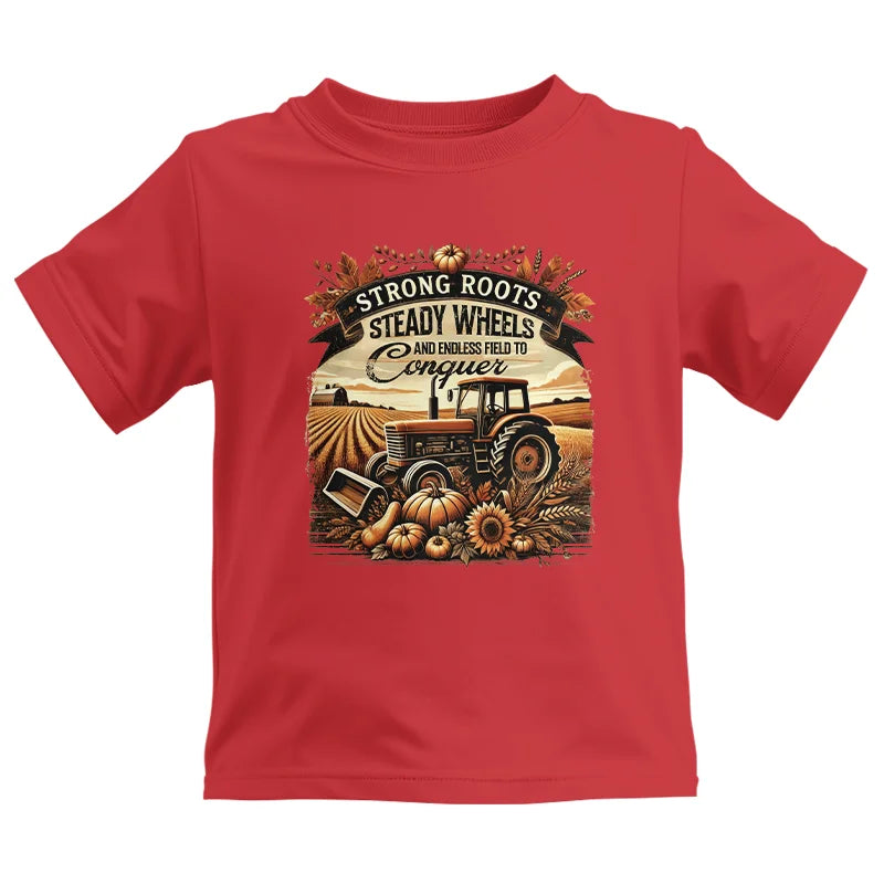 Thanksgiving Farmer Endless Fields To Conquer 2 - Kids Heavy Cotton™ Tee