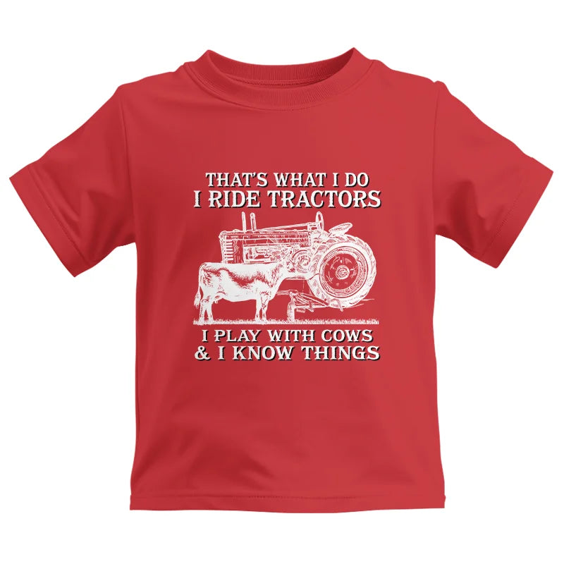 Image of That's What I Do I Ride Tractors - Kids Heavy Cotton™ Tee