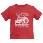 That's What I Do I Ride Tractors - Kids Heavy Cotton™ Tee