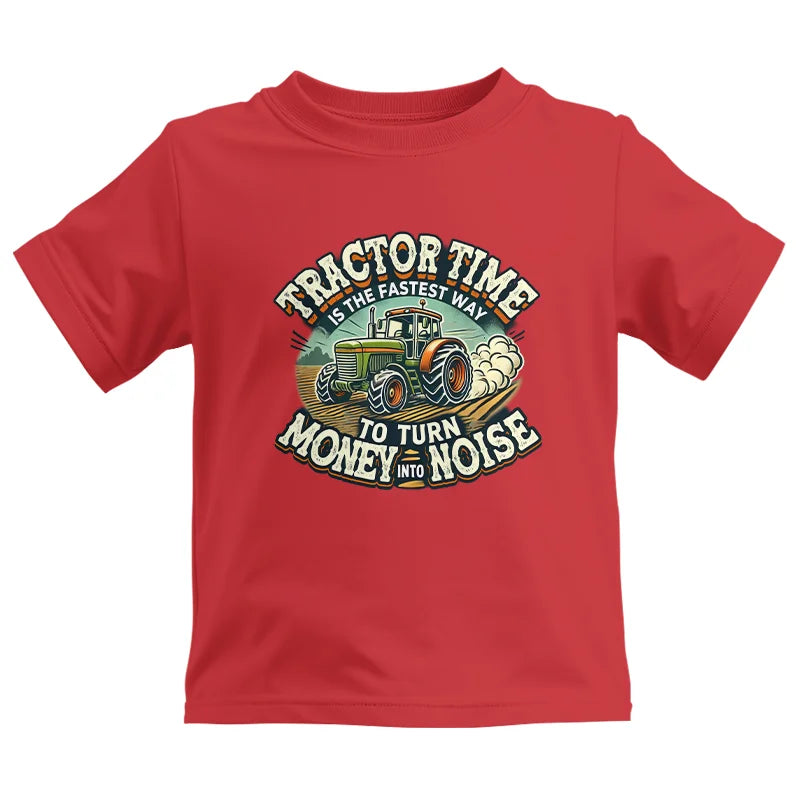 Image of Tractor Time To Turn Money Into Noise - Kids Heavy Cotton™ Tee