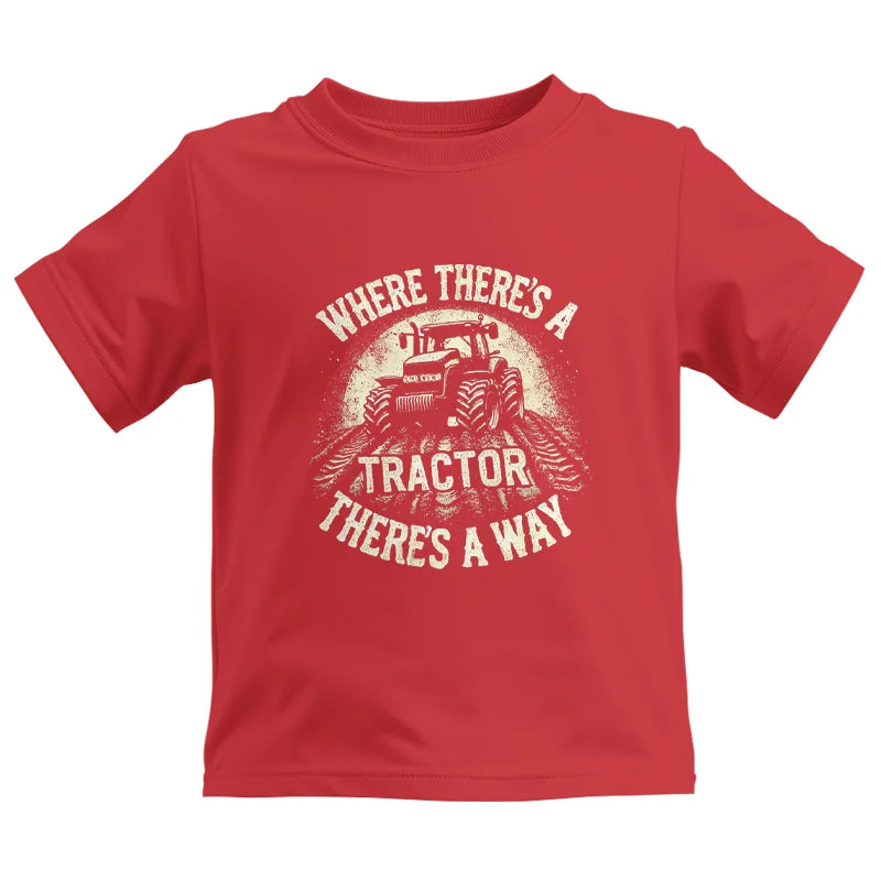 Image of Where There's A Tractor There's A Way 3 - Kids Heavy Cotton™ Tee