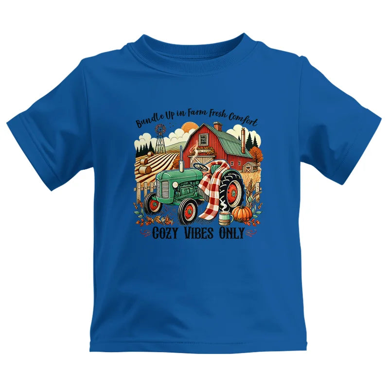 Image of Bundle Up in Farm Fresh Comfort_Cozy Vibes Only - Kids Heavy Cotton™ Tee