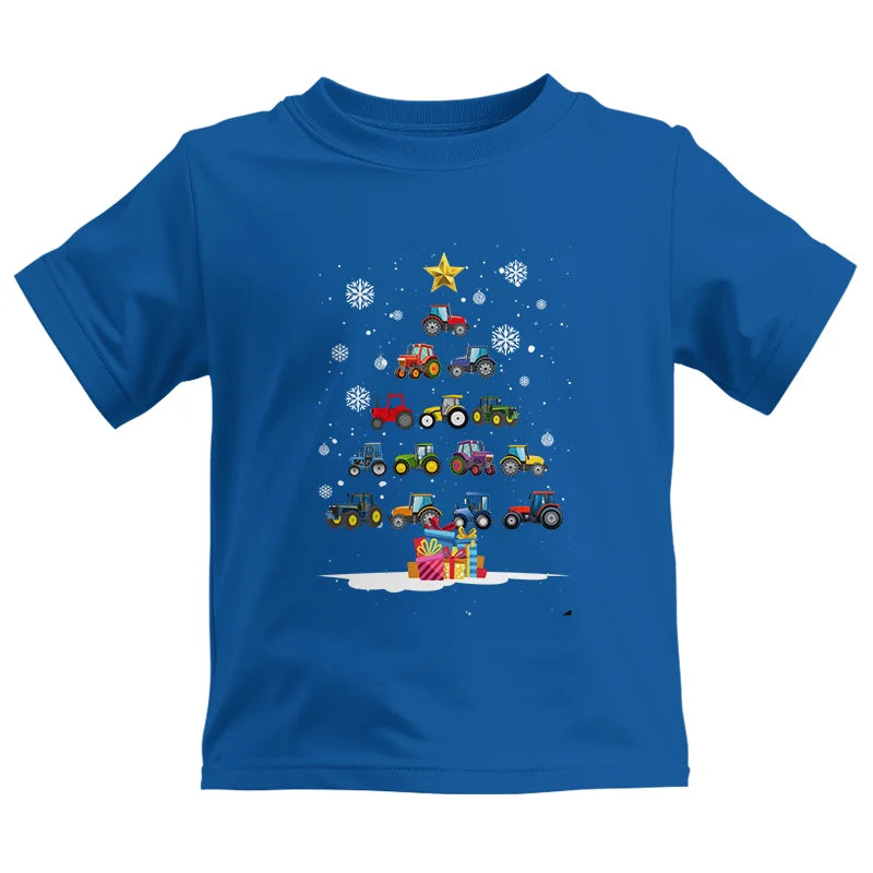 Christmas Tractor Tree - Kids Heavy Cotton™ Tee