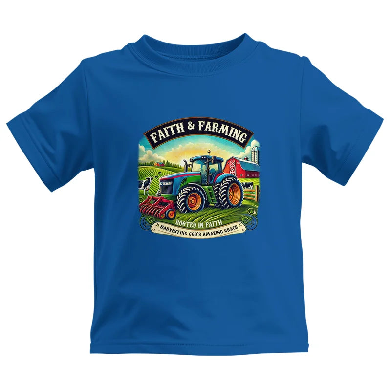 Faith And Farming 2 - Kids Heavy Cotton™ Tee