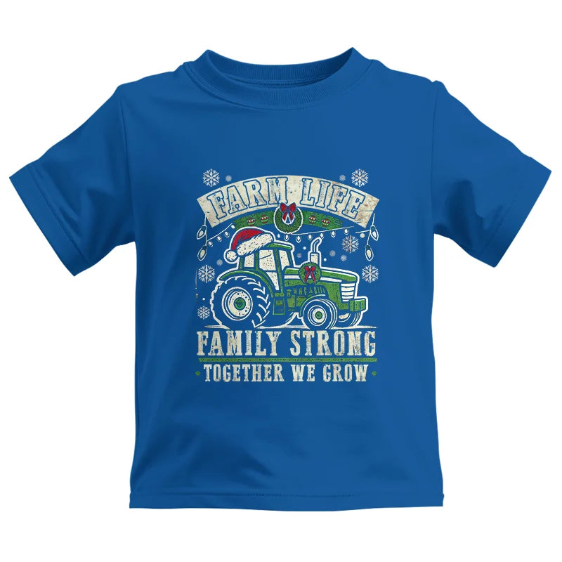 Farm Life Family Strong Together We Grow - Kids Heavy Cotton™ Tee