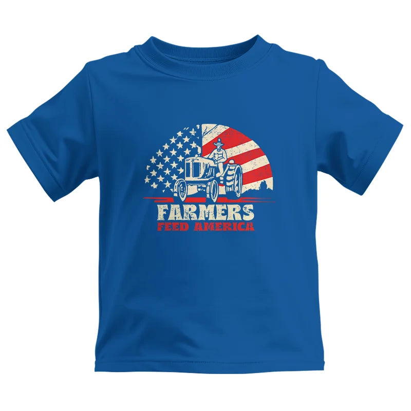 Farmers Feed America Support Farmers - Kids Heavy Cotton™ Tee