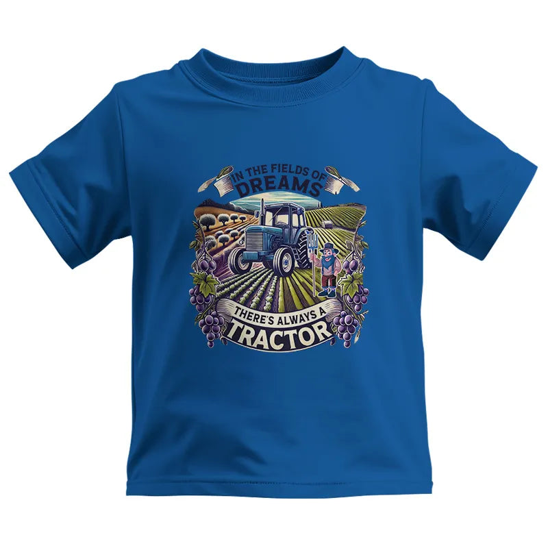 In The Fields Of Dreams There's Always A Tractor 1 - Kids Heavy Cotton™ Tee