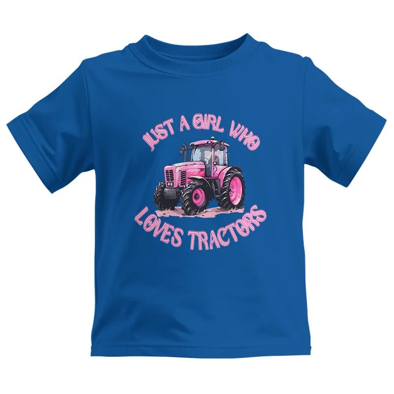 Just A Girl Who Loves Tractors 1 - Kids Heavy Cotton™ Tee