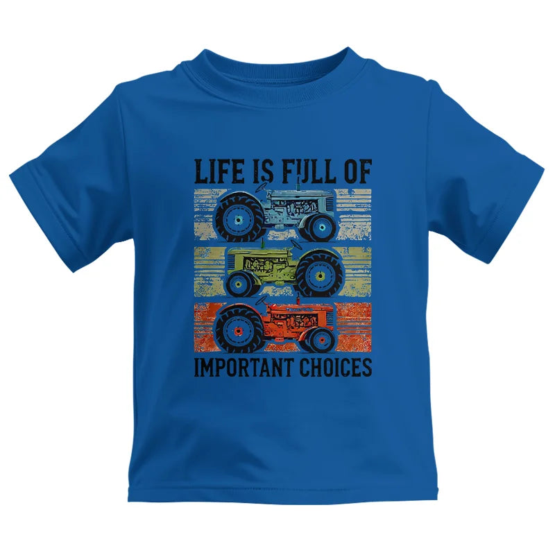 Life Is Full Of Important Choices 3 - Kids Heavy Cotton™ Tee