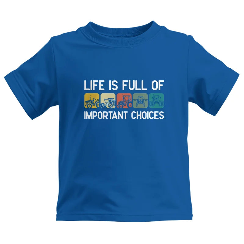 Life Is Full Of Important Choices 40 - Kids Heavy Cotton™ Tee