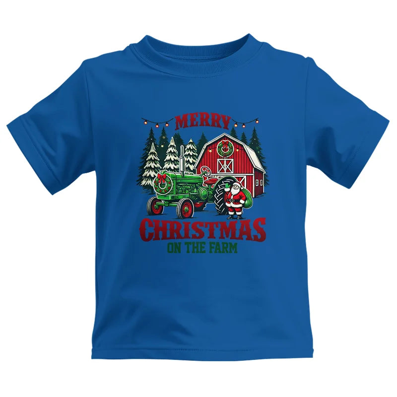 Image of Merry Christmas On The Farm 3 - Kids Heavy Cotton™ Tee