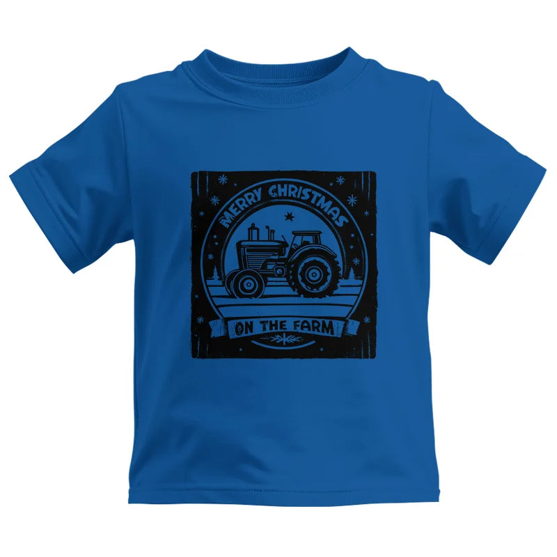 Image of Merry Chritmas On The Farm 5 - Kids Heavy Cotton™ Tee