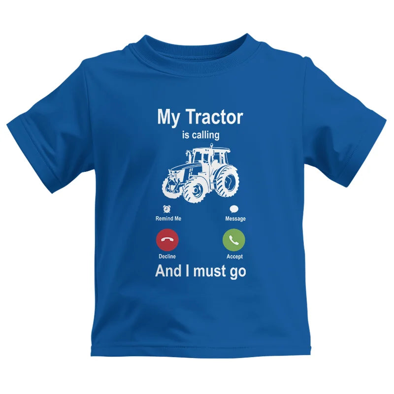 Image of My Tractor Is Calling - Kids Heavy Cotton™ Tee