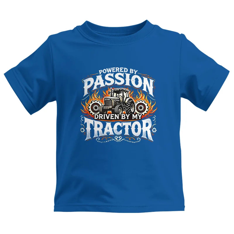 Image of Powered By Passion Driven By My Tractor 1 - Kids Heavy Cotton™ Tee