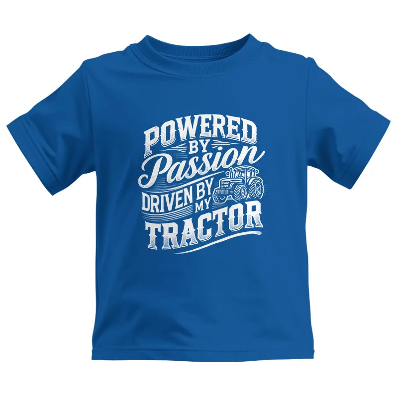 Powered By Passion Driven By My Tractor 2 - Kids Heavy Cotton™ Tee