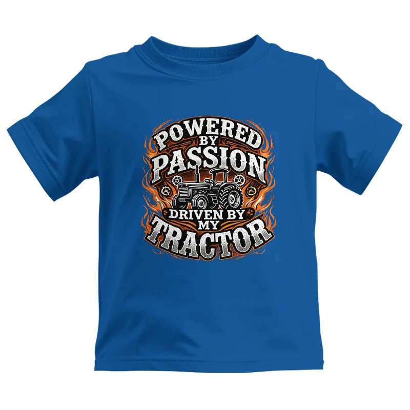 Image of Powered By Passion Driven By My Tractor 5 - Kids Heavy Cotton™ Tee