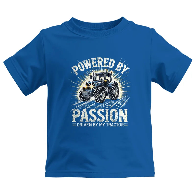 Powered By Passion Driven By My Tractor - Kids Heavy Cotton™ Tee