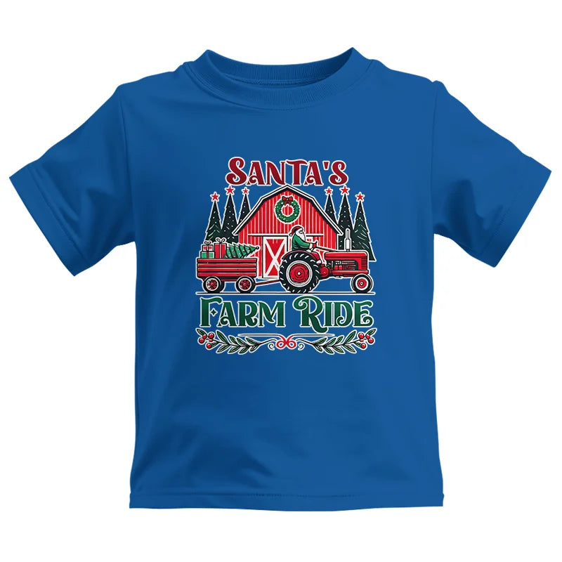 Image of Santa's Farm Ride 1 - Kids Heavy Cotton™ Tee