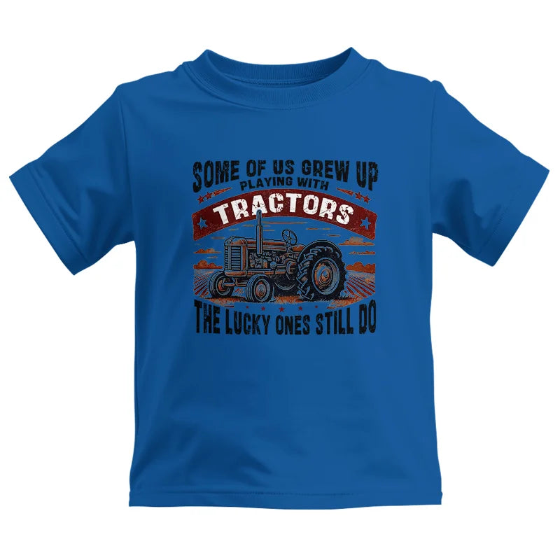 Some Of Us Grew Up Playing With Tractors 2 - Kids Heavy Cotton™ Tee