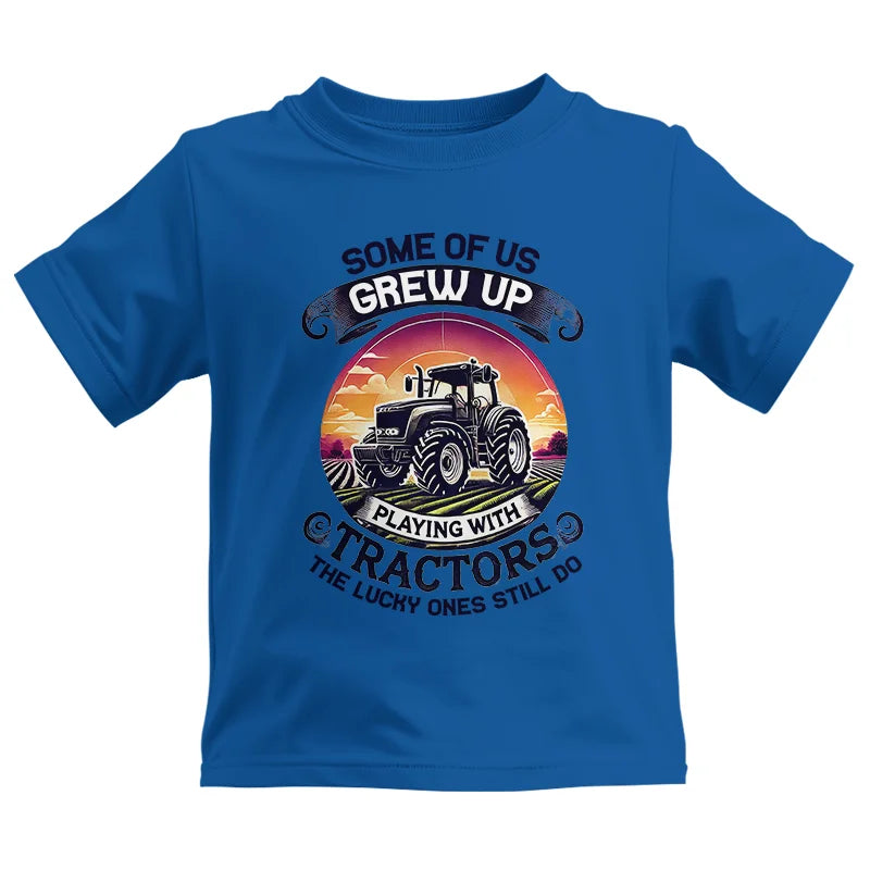 Image of Some Of Us Grew Up Playing With Tractors 4 - Kids Heavy Cotton™ Tee