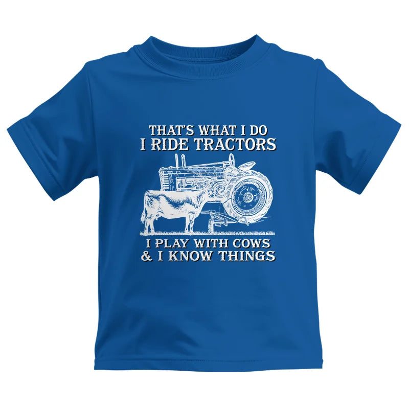 Image of That's What I Do I Ride Tractors - Kids Heavy Cotton™ Tee