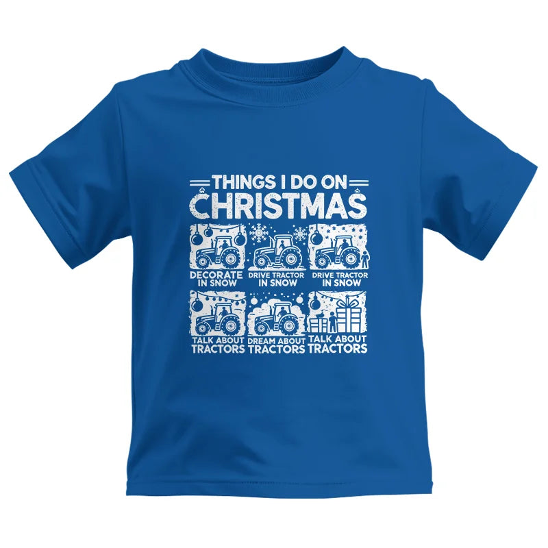 Image of Things I Do On Christmas - Kids Heavy Cotton™ Tee