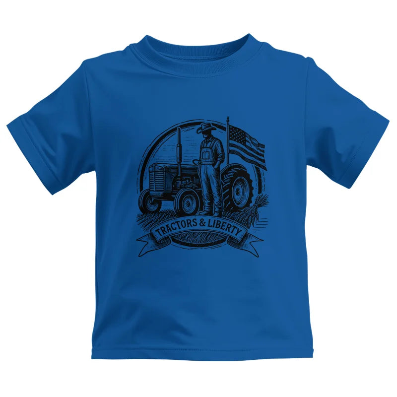 Tractors And Liberty - Kids Heavy Cotton™ Tee