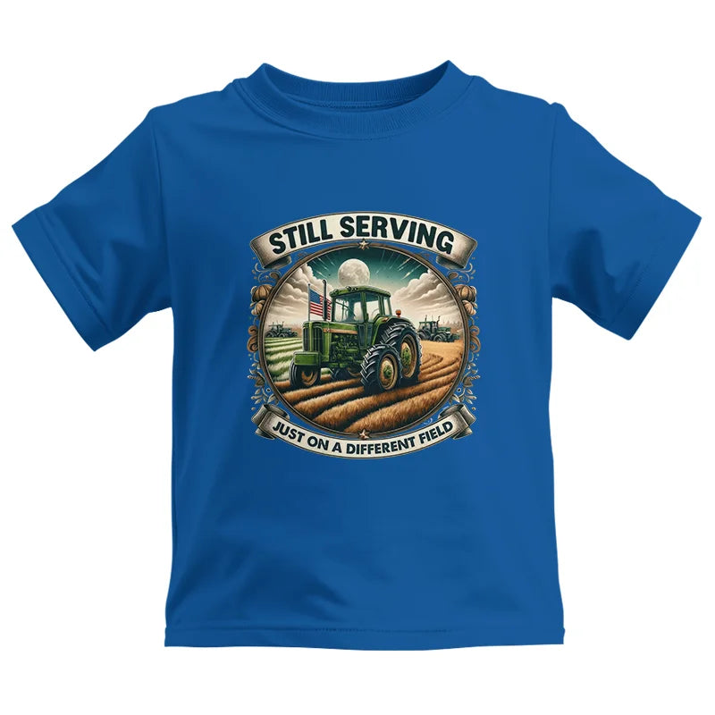 Image of Veteran Farmer Still Serving 4 - Kids Heavy Cotton™ Tee