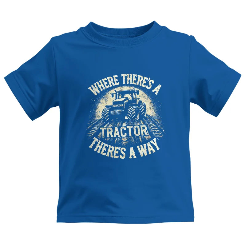 Image of Where There's A Tractor There's A Way 3 - Kids Heavy Cotton™ Tee