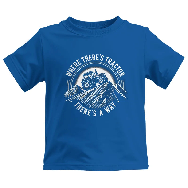 Image of Where There's A Tractor There's A Way 4 - Kids Heavy Cotton™ Tee