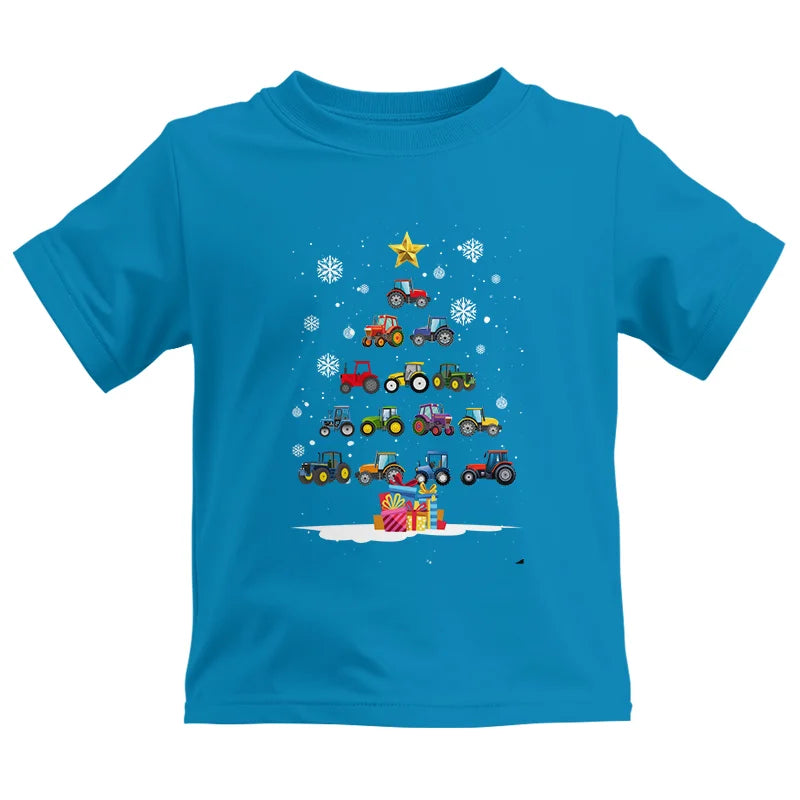 Christmas Tractor Tree - Kids Heavy Cotton™ Tee