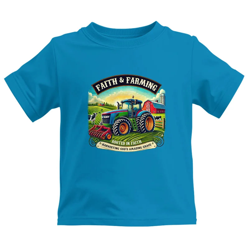 Faith And Farming 2 - Kids Heavy Cotton™ Tee