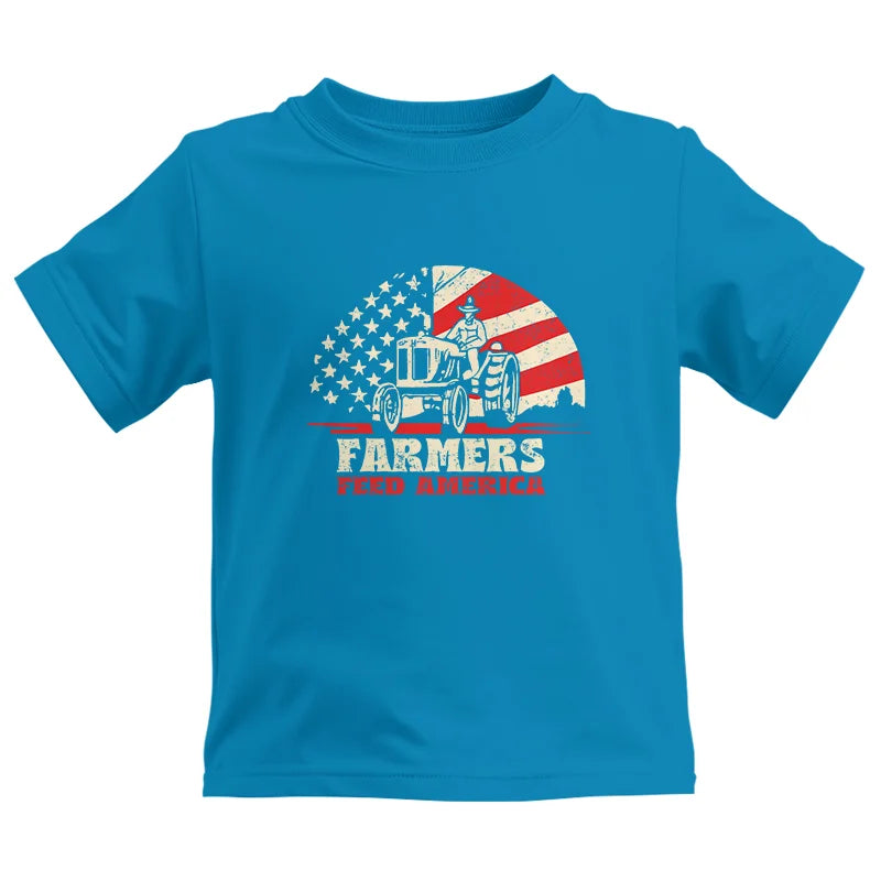 Farmers Feed America Support Farmers - Kids Heavy Cotton™ Tee