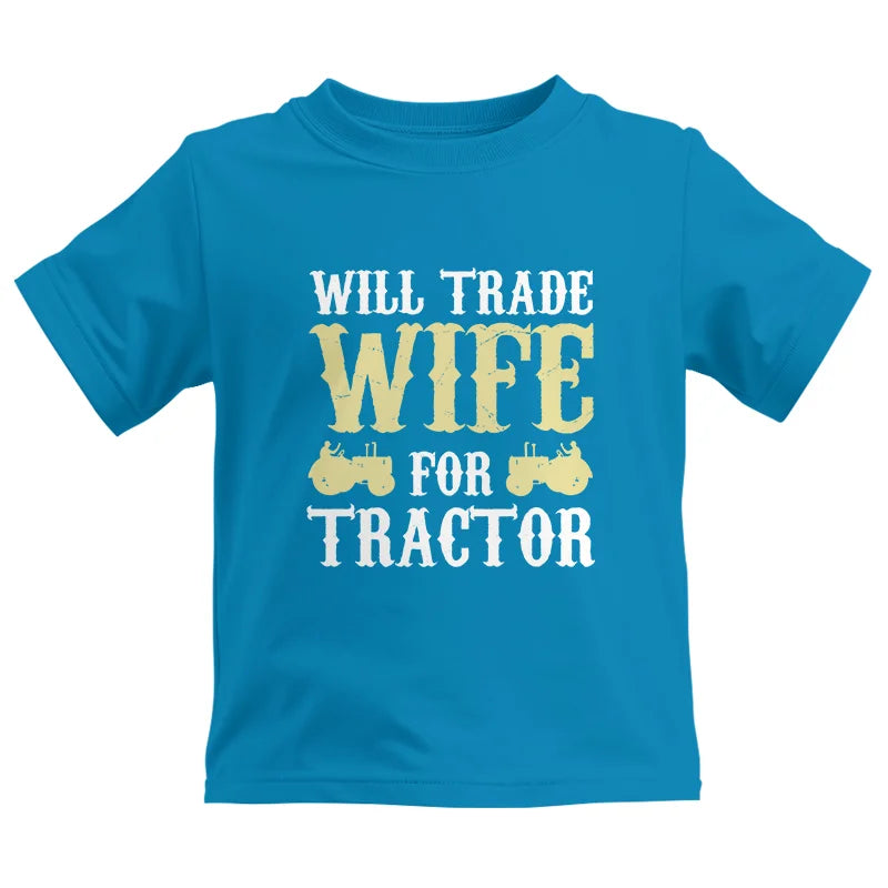 Image of Funny Will Trade Wife For Tractor - Kids Heavy Cotton™ Tee